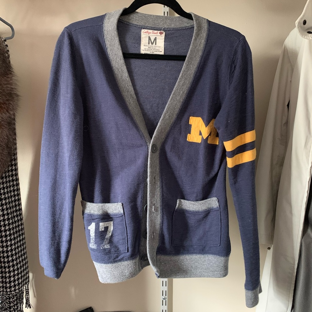 UNIVERSITY OF MICHIGAN CARDIGAN